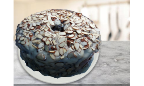 Rum Pound Cake w/ Almonds